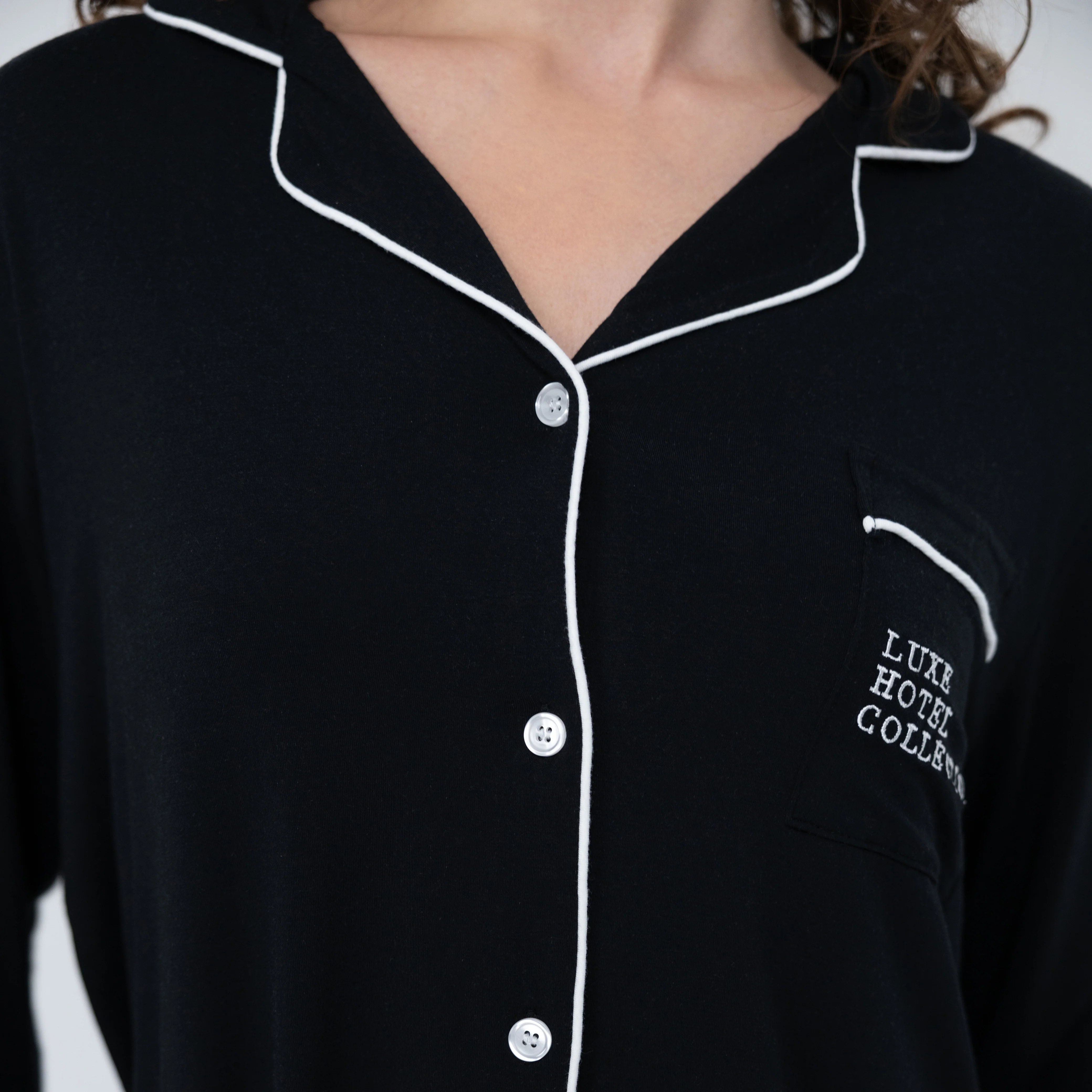 Women's Luxe Bamboo Long PJ Set - Image 4