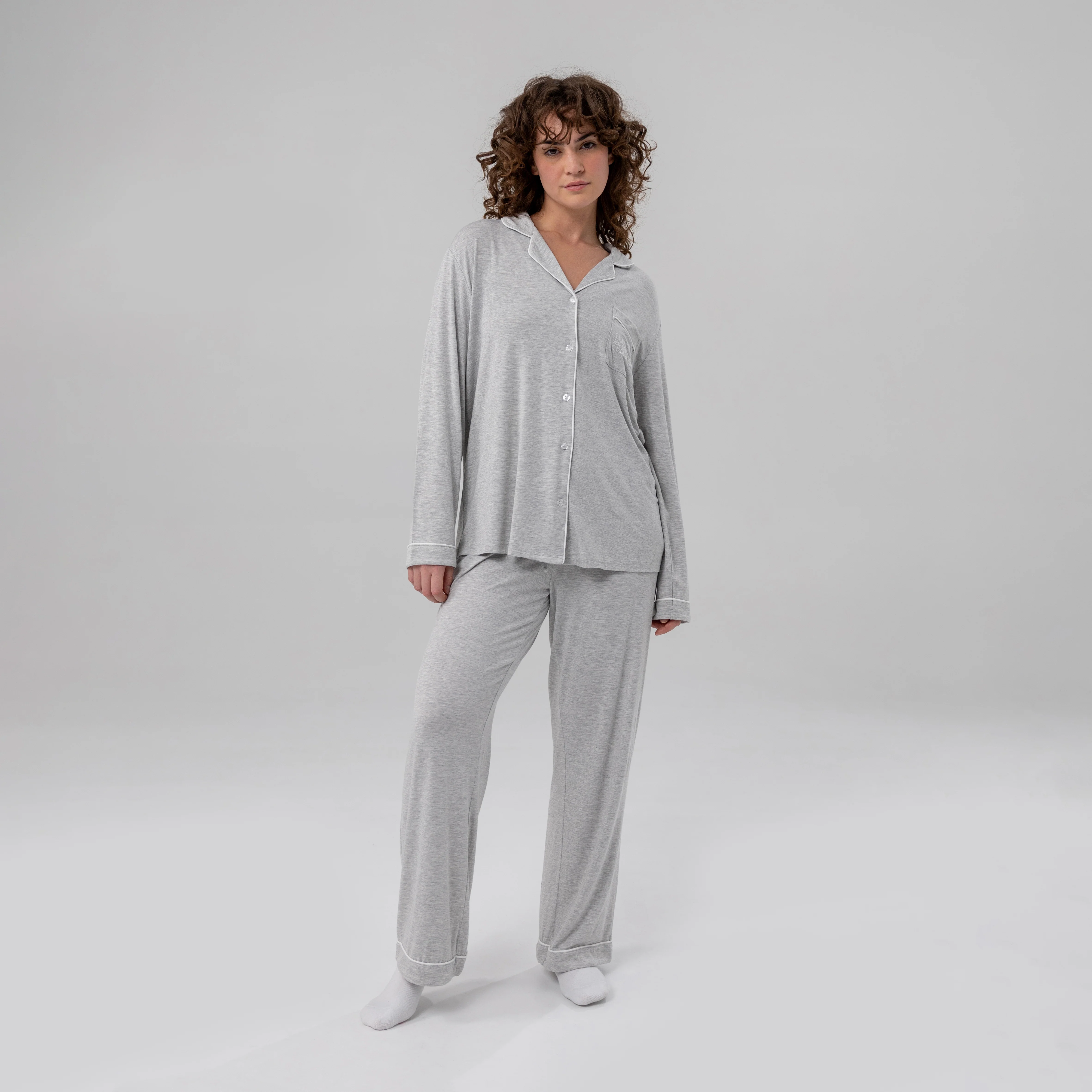 Women's Luxe Bamboo Long PJ Set - Image 5