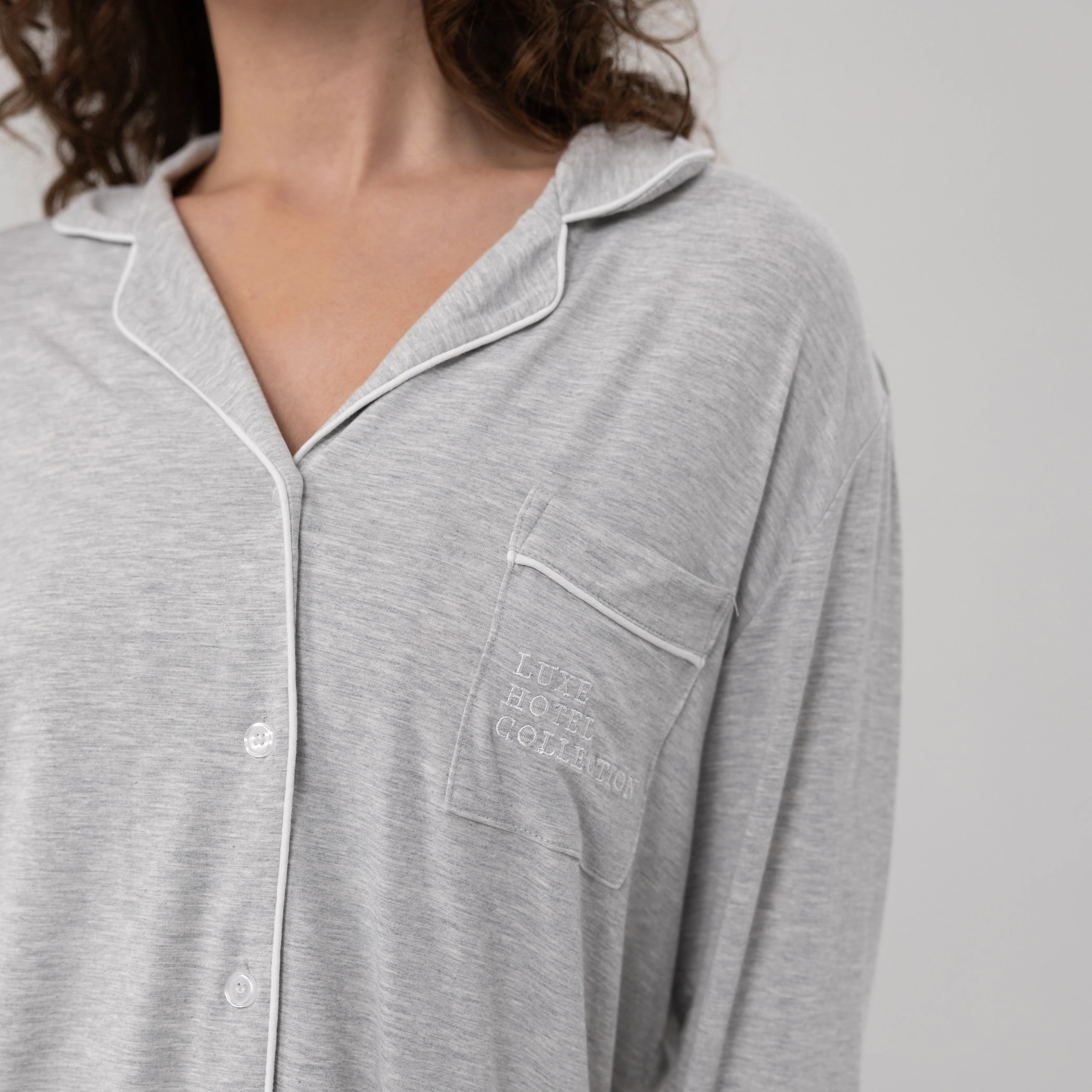 Women's Luxe Bamboo Long PJ Set - Image 8